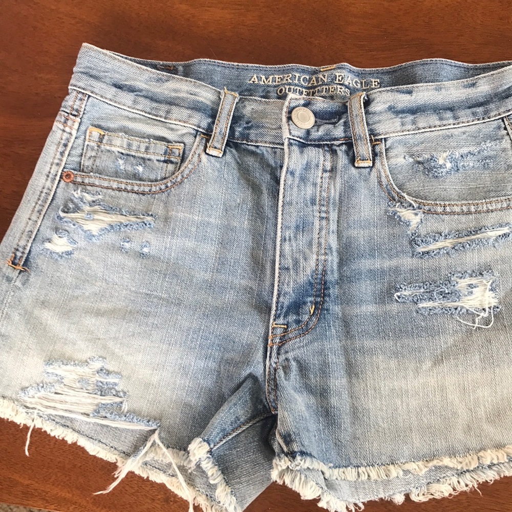 Distressed Jean Shorts Size 2